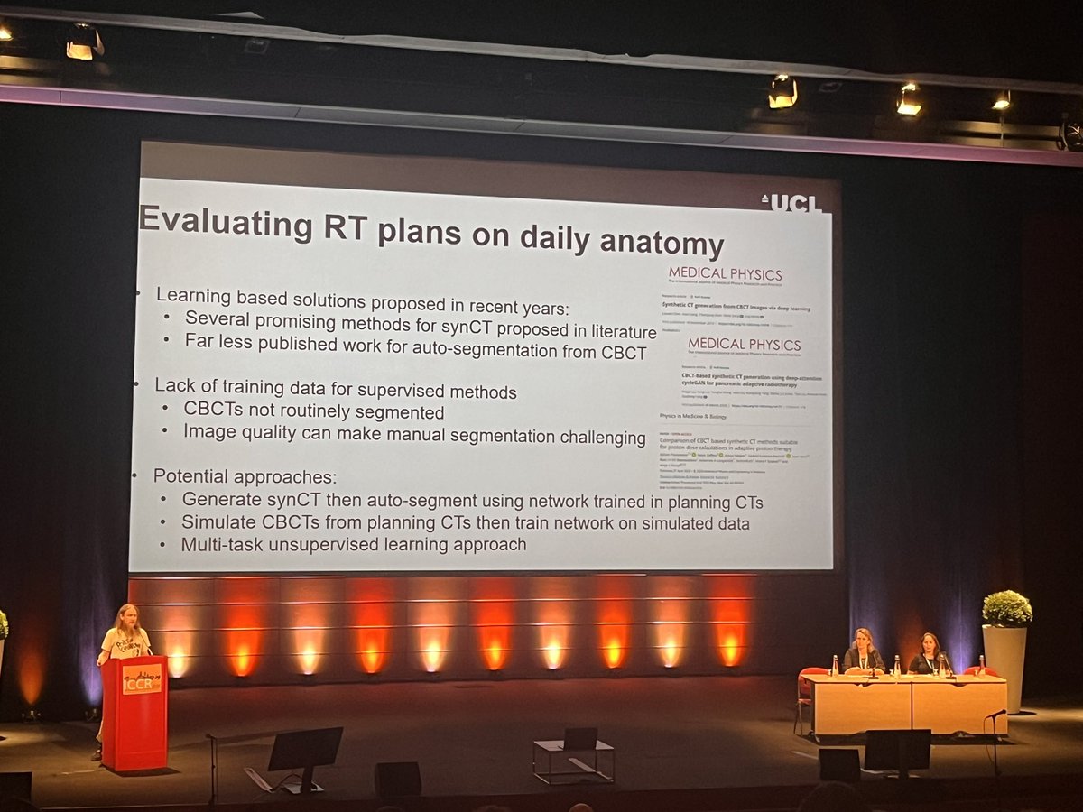 Jamie McClelland presented <a href="/AdamSzmul/">Adam Szmul</a> ‘s work on ‘MAGIC: Multitask Adversarial Generator of Images and Contours from CBCT for Adaptive Radiotherapy’ at <a href="/ICCR2024/">ICCR2024</a>
