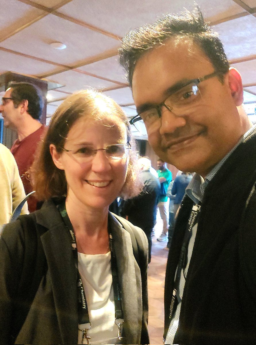 Sanjit Nayak (@snayak777) on Twitter photo It was an absolute pleasure to meet <a href="/DehnenStefanie/">Stefanie Dehnen</a> (my postdoc supervisor 2009-2011) after a long time, in her new role as Editor-in-chief of <a href="/InorgChem/">Inorganic Chemistry</a>! Thanks to <a href="/AmerChemSociety/">American Chemical Society</a> for arranging this reception last night at <a href="/EuChemS_Congres/">10th EuChemS Chemistry Congress</a> It was an absolute pleasure to meet <a href="/DehnenStefanie/">Stefanie Dehnen</a> (my postdoc supervisor 2009-2011) after a long time, in her new role as Editor-in-chief of <a href="/InorgChem/">Inorganic Chemistry</a>! Thanks to <a href="/AmerChemSociety/">American Chemical Society</a> for arranging this reception last night at <a href="/EuChemS_Congres/">10th EuChemS Chemistry Congress</a>