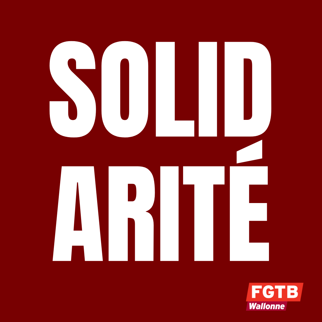 🤜Solidarité avec les travailleurs et travailleuses d’Audi Bruxelles, de Mithra Flémalle, de Tarkett GDL et de leurs sous-traitants ! Ainsi qu’avec tous ceux et toutes celles dont l’emploi est aujourd’hui menacé✊La FGTB wallonne est et sera à leurs côtés dans leurs luttes.