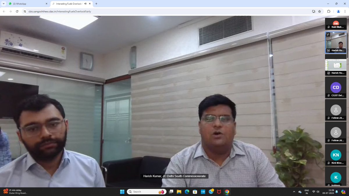 CGST Delhi South Commissionerate conducted an Informative Webinar on “Recommendations of the 53rd GST Council Meeting and related Circulars/Clarifications”  with Tax-payers and Trade Associations on 09.07.2024. <a href="/cbic_india/">CBIC</a> <a href="/cgstdelhizone/">CGST Delhi Zone</a> #cbic4taxpayers