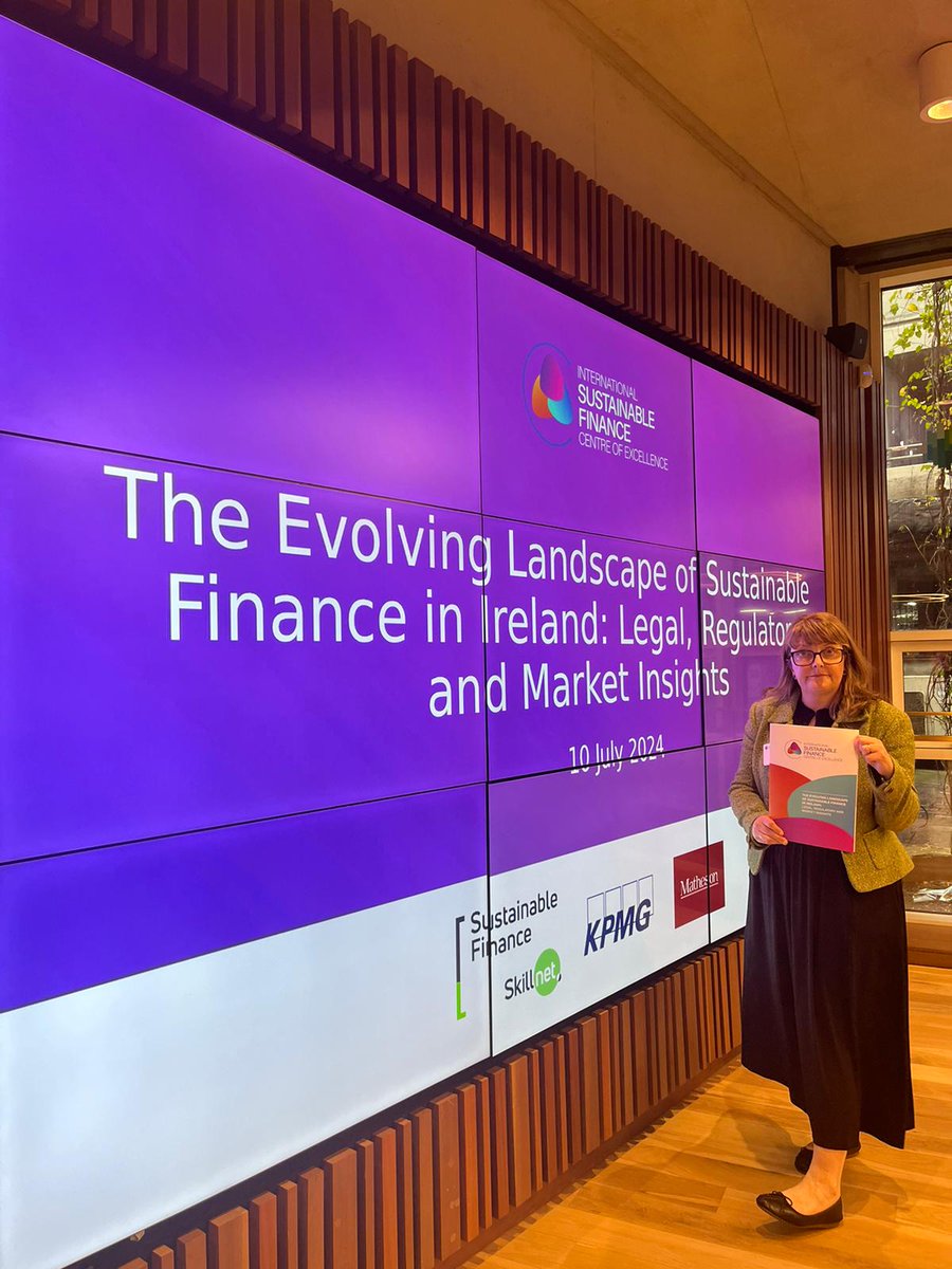 ISFCOE (@isfcoe) on Twitter photo ๐ธ Exciting morning at <a href="/euronext_ie/">Euronext Dublin</a> as experts gather to discuss "The Evolving Landscape of Sustainable Finance in Ireland: Legal, Regulatory, and Market Insights"
Stay tuned for highlights from the event! ๐ฎ๐ช
๐งต
#SustainableFinance <a href="/MathesonLaw/">Matheson LLP</a> @SFSkillnet <a href="/SkillnetIreland/">Skillnet Ireland</a> ๐ธ Exciting morning at <a href="/euronext_ie/">Euronext Dublin</a> as experts gather to discuss "The Evolving Landscape of Sustainable Finance in Ireland: Legal, Regulatory, and Market Insights"
Stay tuned for highlights from the event! ๐ฎ๐ช
๐งต
#SustainableFinance <a href="/MathesonLaw/">Matheson LLP</a> @SFSkillnet <a href="/SkillnetIreland/">Skillnet Ireland</a>
