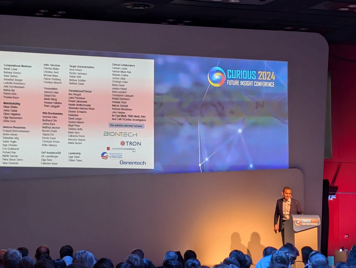 HI-TRON Mainz (@hitronmainz) on Twitter photo Today, our Prof. Dr. Ugur Sahin, Head of the HI-TRON mRNA Cancer Immunotherapies Division, gave the opening speech at the Curious Future Insight Conference! #Curious2024 #CancerResearch
#targetedtherapy #immunotherapy
<a href="/DKFZ/">DKFZ</a> <a href="/UnimedizinMainz/">Universitätsmedizin Mainz</a> <a href="/uni_mainz/">Universität Mainz</a> @tronmainz Today, our Prof. Dr. Ugur Sahin, Head of the HI-TRON mRNA Cancer Immunotherapies Division, gave the opening speech at the Curious Future Insight Conference! #Curious2024 #CancerResearch
#targetedtherapy #immunotherapy
<a href="/DKFZ/">DKFZ</a> <a href="/UnimedizinMainz/">Universitätsmedizin Mainz</a> <a href="/uni_mainz/">Universität Mainz</a> @tronmainz
