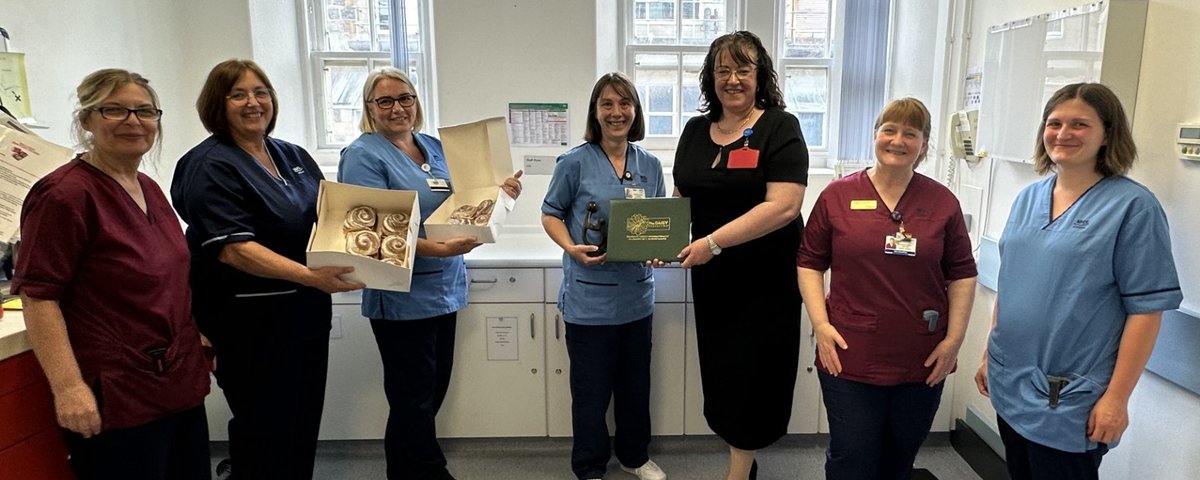 💚 Congratulations to our latest #DAISYAward honouree, Theresa Milne who is one of our Hepatology Nurse Specialists. She was nominated for the award for going above and beyond to help a gentleman attend an appointment. 

#DAISYnurses #DAISYmidwives #NHSGDAISY #ProudToBeNHSG