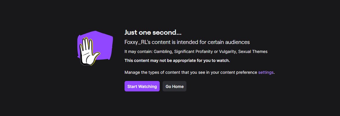 Rawrsenal's tweet photo. @Zerorllllllll @RLfoxxy Foxxy has appropriate warnings and Probably has 18+ channel settings too. If this is the case, then your lil' bro consented when he couldn't have... https://t.co/VmC7MdP6Ro