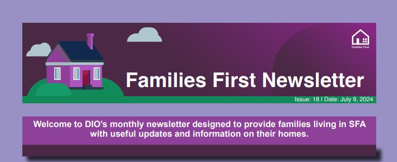 RAFHWYHIVE's tweet photo. DIO's monthly newsletter, Families First, issue 18 is now available 👉 https://t.co/8dATr2sqHl https://t.co/DnkSEow9zk