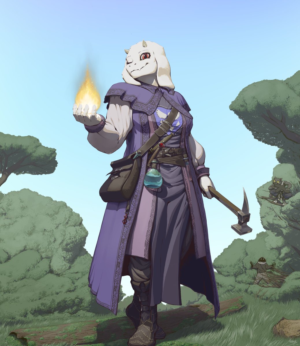 Mikelocesterlanderson (@mikelocesterla1) on Twitter photo DnD Toriel (HD ed.)
A Simple Render of the past Colored Sketch C()mm for <a href="/_Kanashiitake_/">Blue Mushroom</a>
#undertail #toriel #commission DnD Toriel (HD ed.)
A Simple Render of the past Colored Sketch C()mm for <a href="/_Kanashiitake_/">Blue Mushroom</a>
#undertail #toriel #commission