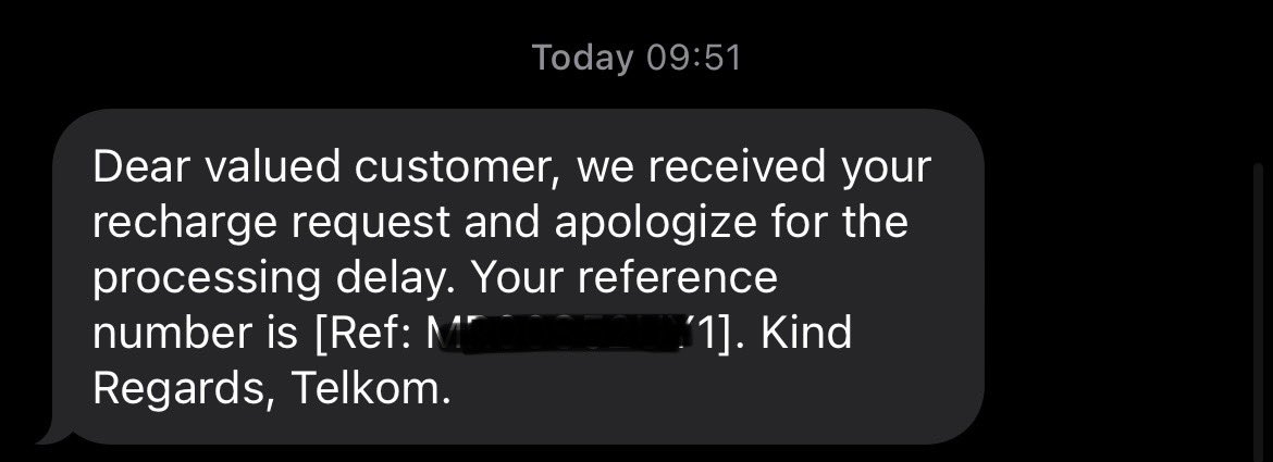jetaimekae's tweet photo. Hai Telkom I’m still waiting for my data that I bought almost an hour ago 🙃 @TelkomZA https://t.co/hjFTQoBgN7