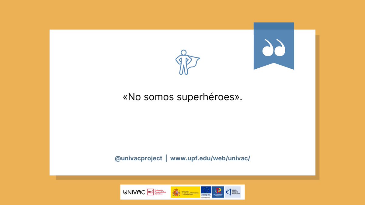 UNIVACproject's tweet photo. 🗣️ "No somos superhéroes"
#univac #accesibilidad #universidad #universidades #inclusión #diversidad #LSC #yoconlaLS
https://t.co/qjXIhbSgUd https://t.co/LcE0z3cx62