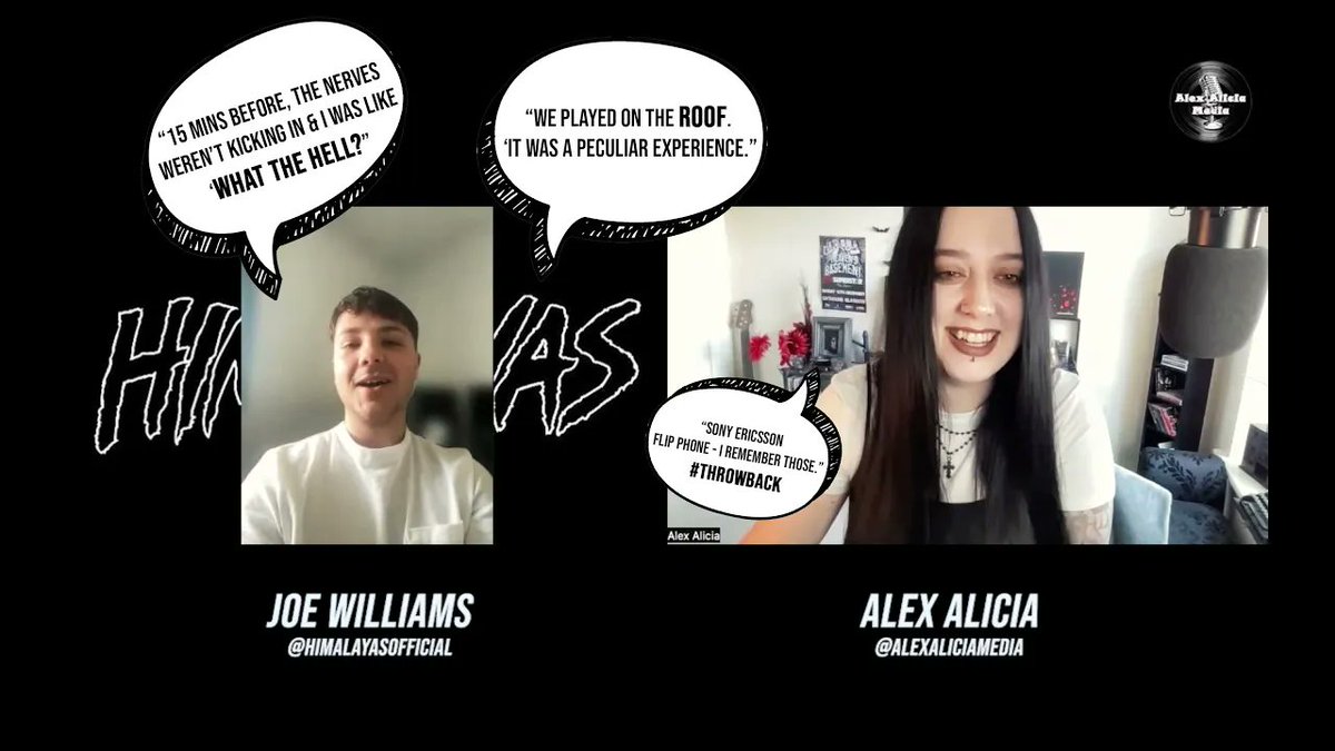 alexaliciamedia's tweet image. New #musicinterview out now on my channel with Joe Williams, frontman of @HimalayasBand! We discuss new music, working with #ACDC, supporting #foofighters at the Principality stadium in their hometown of Cardiff, longevity in the industry &amp;amp; more. 

Watch: youtube.com/watch?v=DkTmfm…