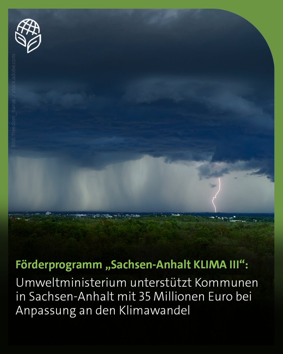 MWU Sachsen-Anhalt (@mwu_lsa) on Twitter photo „Das #Klima ändert sich nicht irgendwo auf der Welt, sondern auch direkt vor unserer Haustür“, betont Umweltminister <a href="/WillingmannA/">Armin Willingmann</a>. Heute startet das Umweltministerium das #Förderprogramm „#SachsenAnhalt KLIMA III“. lsaurl.de/kIHrzQ „Das #Klima ändert sich nicht irgendwo auf der Welt, sondern auch direkt vor unserer Haustür“, betont Umweltminister <a href="/WillingmannA/">Armin Willingmann</a>. Heute startet das Umweltministerium das #Förderprogramm „#SachsenAnhalt KLIMA III“. lsaurl.de/kIHrzQ