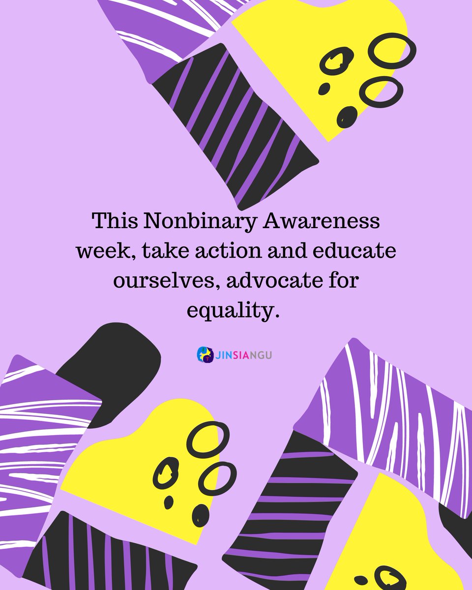 Jinsiangu's tweet image. Nonbinary people have always been and will always be in existence.
#NonbinaryAwarenessWeek
#KenyanEnby
#BeyondTheBinaryKE