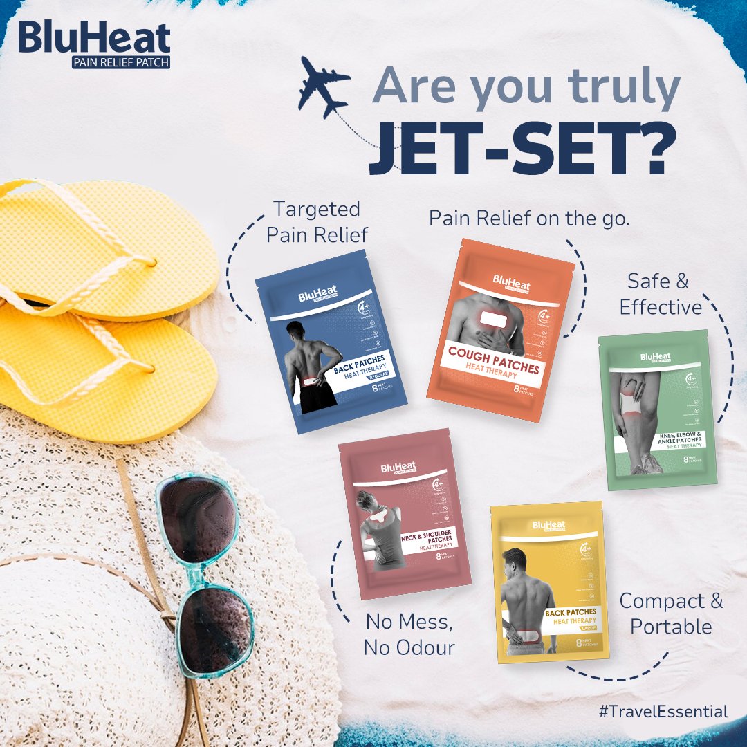 BluheatPatch's tweet image. Ever explore a new city and end up feeling like your body can't keep up? You're not alone!
When you think of pain, think on-the-go relief, think BluHeat! 

#BluHeatMustHave #BluHeat #BackPain #PainPatch #ReliefPatch #BackPainPatch #HeatTherapy #PainFree