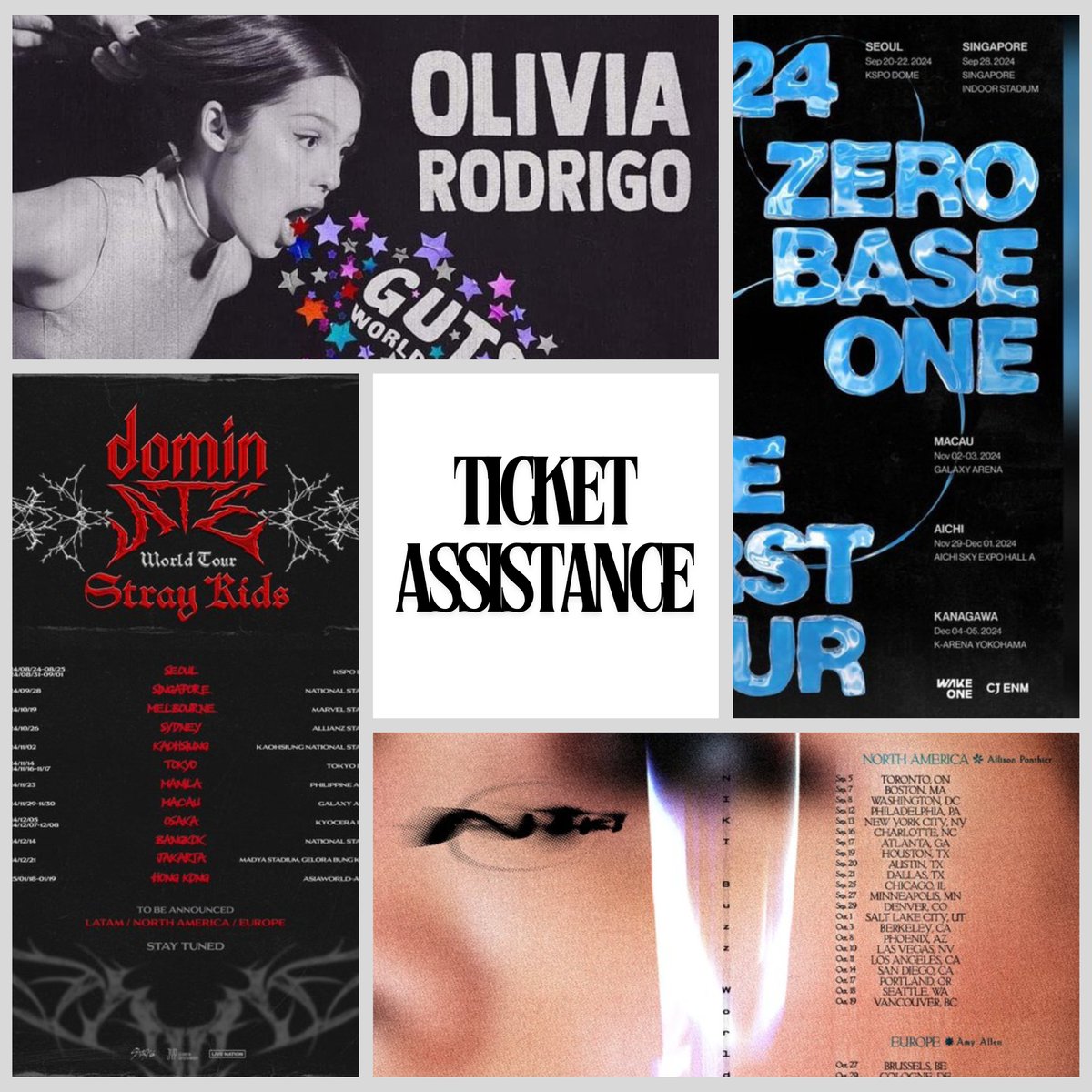 onpointticket's tweet photo. Ticket assistance available for NIKI, OLIVIA RODRIGO, ZEROBASEONE,  STRAY KIDS, and MORE! 🎫✨ 

🎟️ Tickets reserved under your name and account!

Join our Discord for more info: https://t.co/a4f4ysmCmt

#Oliviarodrigo #ZEROBASEONE #StrayKids #dominATE
#dominATEinMANILA #NIKI https://t.co/HJjC9QdxVK