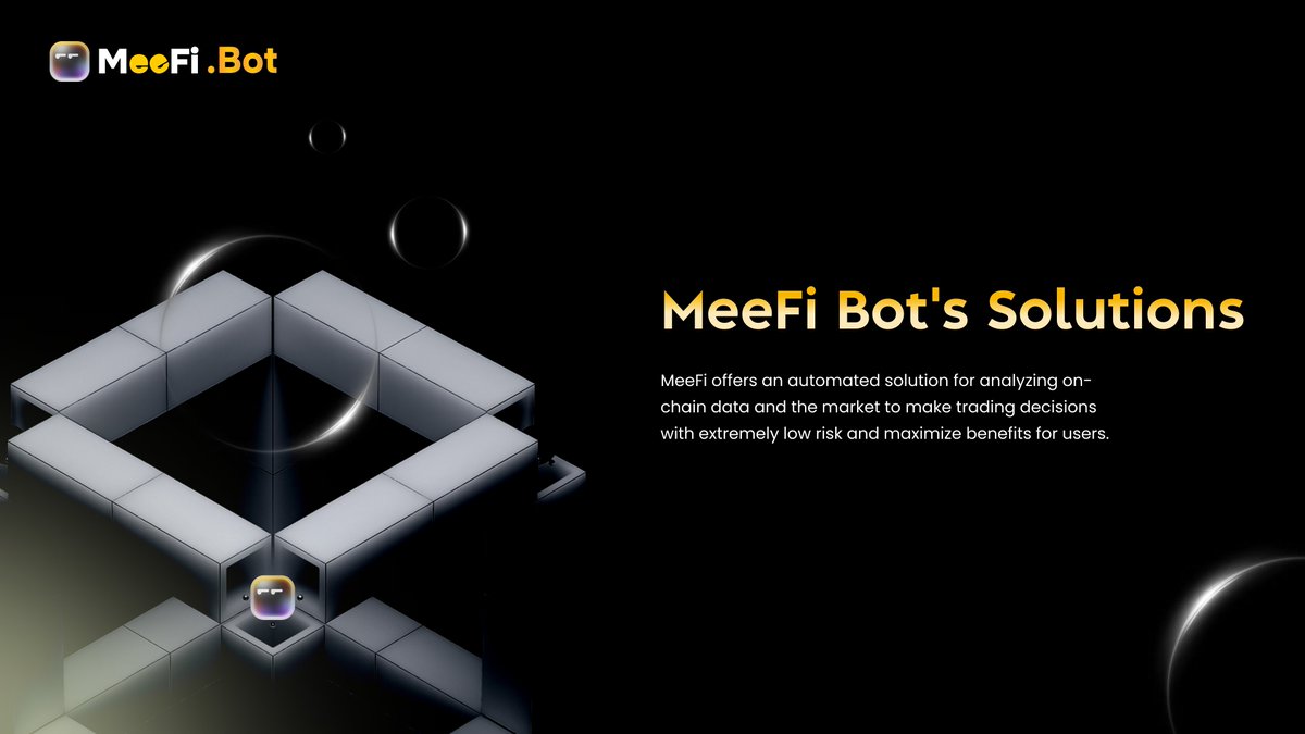 MeeFiBot's tweet photo. 🚀 Revolutionize Your Trading with MeeFi Bot! 

MeeFi provides automated solution for analyzing on-chain and market data, ensuring low-risk trading decisions and maximizing benefits for users 

Want to know more? Check here: https://t.co/W0S5HQEgWz 💰 https://t.co/DDRvJPrwxh