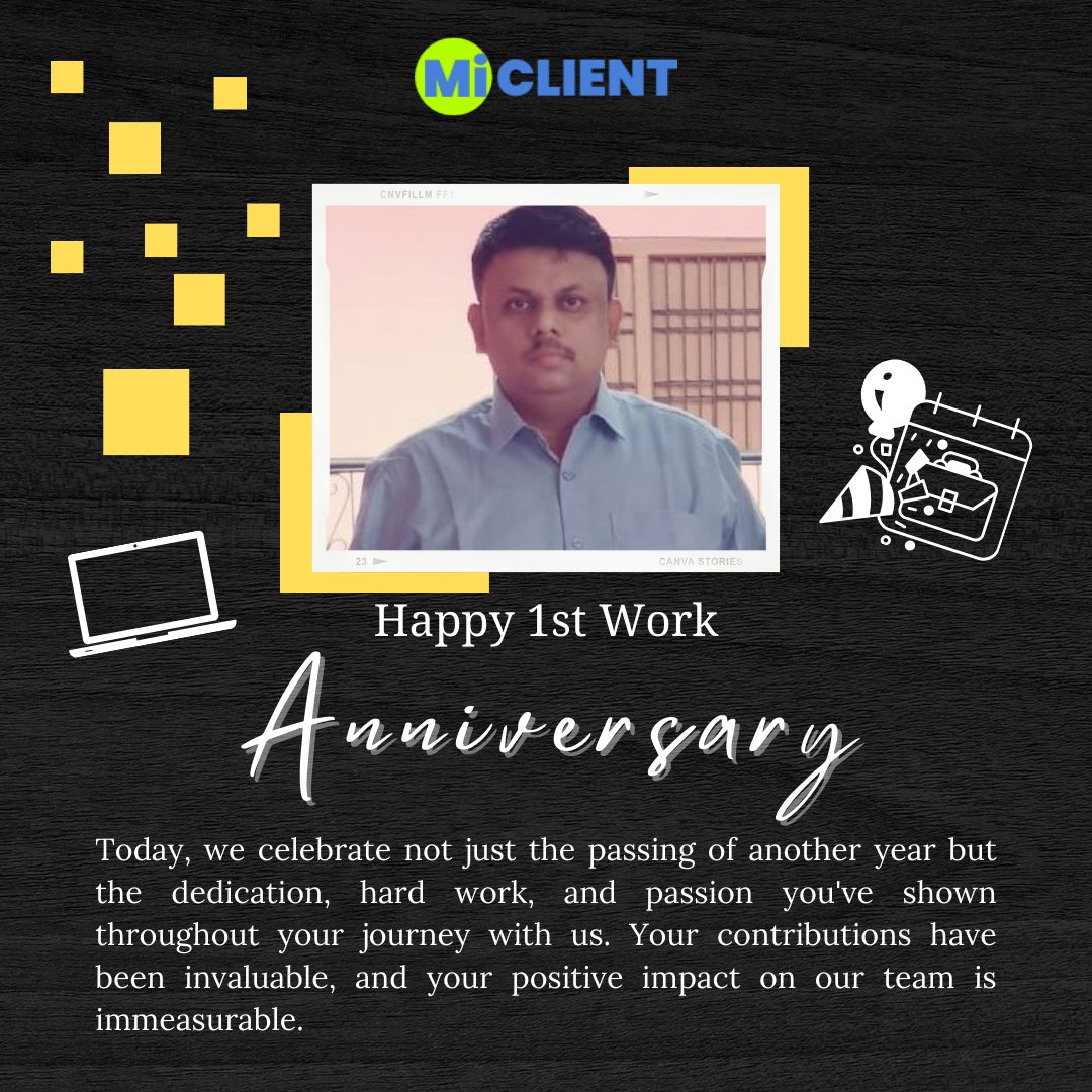 MiClient's tweet image. Please Wish Our Techies a Very Happy 1 Year Work Anniversary! ❤️ 

#work #anniversary #workanniversary #celebration #goals #tech #oneyear #devops #dev #hiring #growth #teamcelebrate #team #unity #leadership #crm #cpq