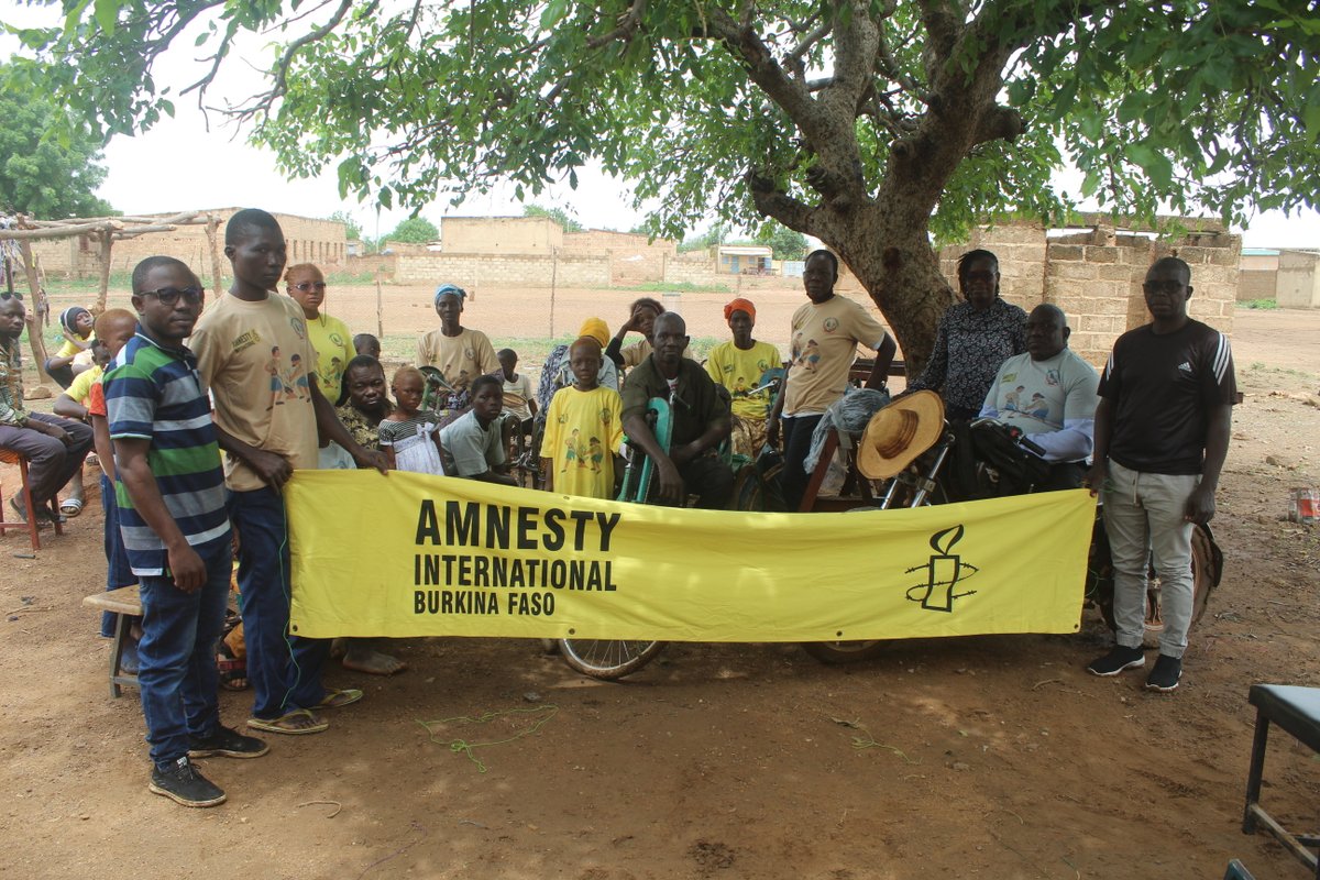 Amnesty International Burkina Faso tweet media