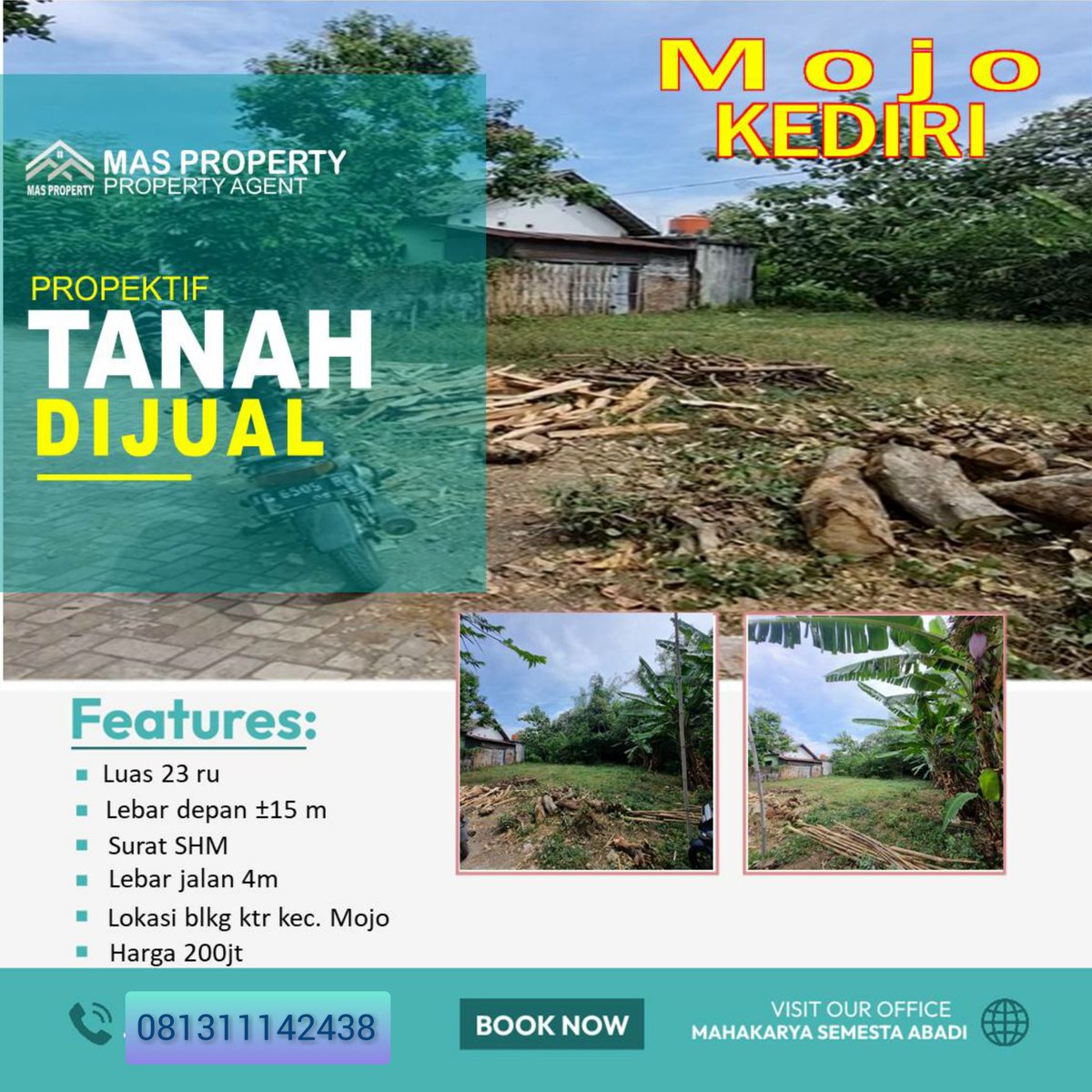 klikgeraiku's tweet photo. ❗Mojo ±322m²/23ru, harga 200juta❗
Keterangan lengkap ada di gambar
Cek lokasi hubungi kami 081311142438
#tanah #tanahmurah #jualtanah #mojo #masproperty #agenpropertykediri #fyp #rabu #wednesdaythought https://t.co/AYTiK2AmXC