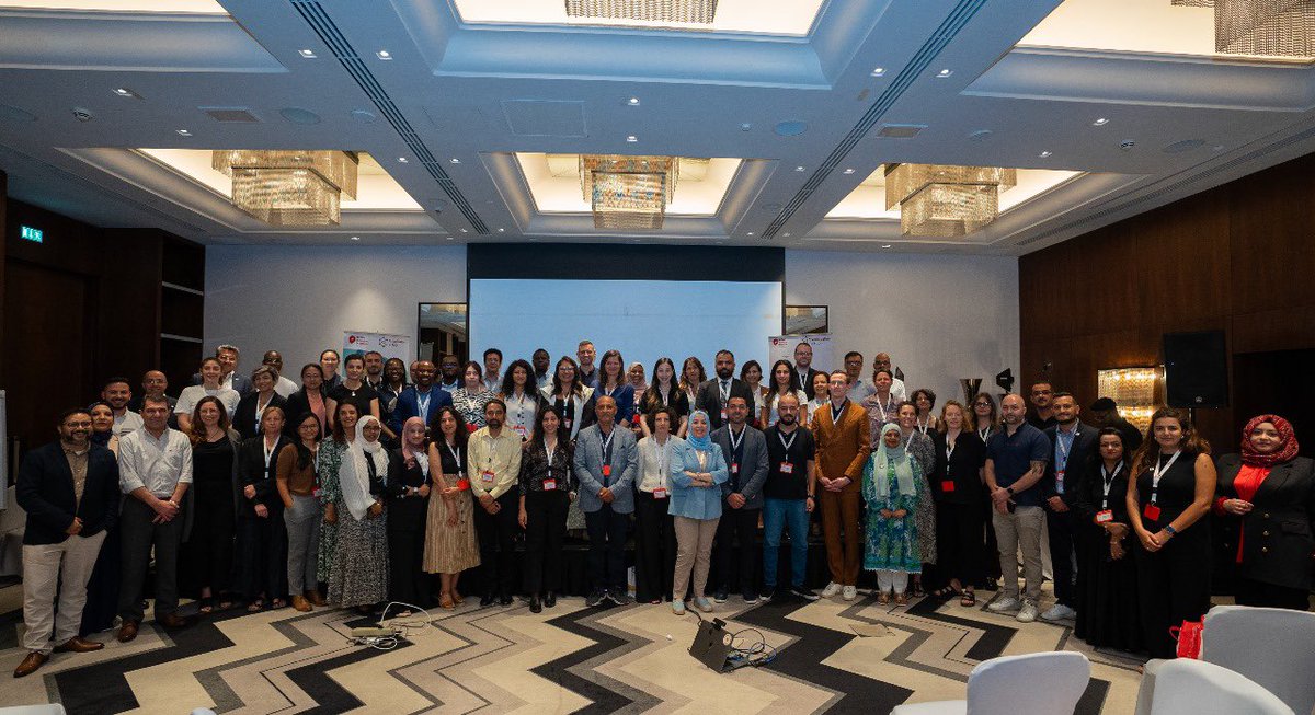 IFRC_MENA's tweet photo. The first #MENADP has started! 

Co-organized by @IFRC_MENA & @WFPMENA, hosted by @AnticipationHub, and supported by WISER @metoffice, this event focuses on ‘Preparing for the (un)predictable: Connecting the dots.’

Leaders from across the region are coming together to enhance preparedness and mitigate disaster impacts.

There's still time to join the conversation online... 
💻 https://t.co/aP2k8DSqPw

#AnticipatoryAction