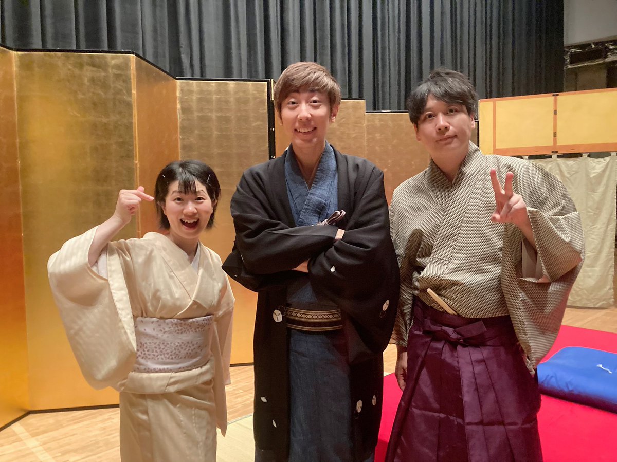 今日は香川で芸術鑑賞会でした🙂 三四郎師匠も瑞さんも大爆笑＆大