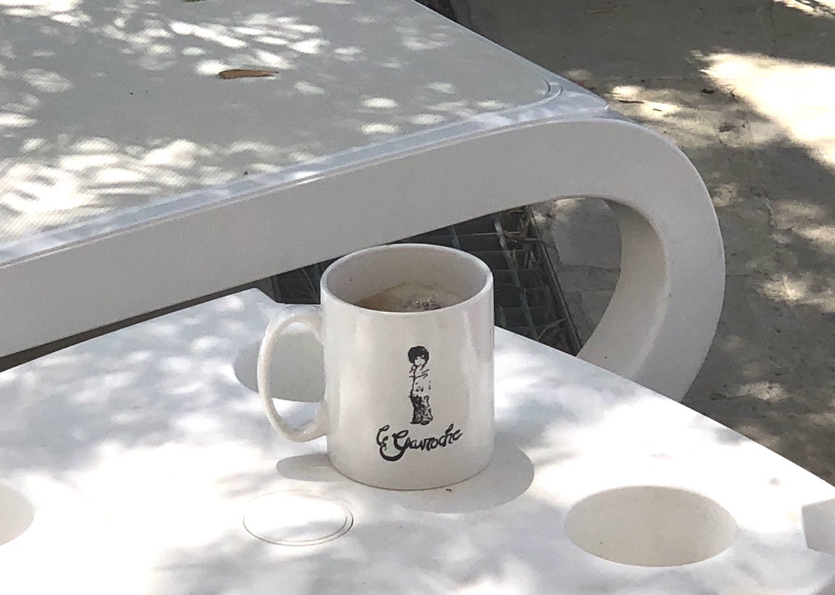 JRAnastasi's tweet photo. Gavroche mug made it to Cyprus https://t.co/LF190d0jRi