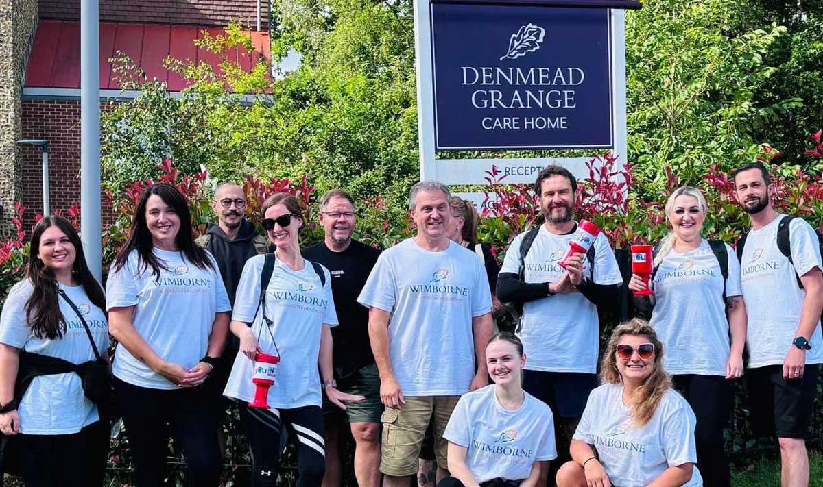 @BarchesterHealthcare are doing a 19 mile walk from Denmead Grange to Wimborne Care Home. stopping off at Bere Grove Care Home in aid of Cycling Without Age. We cannot thank you enough for all your support. Good luck, everyone! #fundraising #cyclingwithoutage #communityhelp