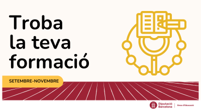educadiba's tweet photo. 📣 Inscripcions obertes!

Ets docent o tècnic/a en educació?

Al nostre web pots consultar tota la informació (dates, continguts, inscripció...) dels cursos i seminaris en línia dels pròxims mesos

Inscriu-t'hi a: https://t.co/kmfl4abQj9 https://t.co/2XZg0pYABO
