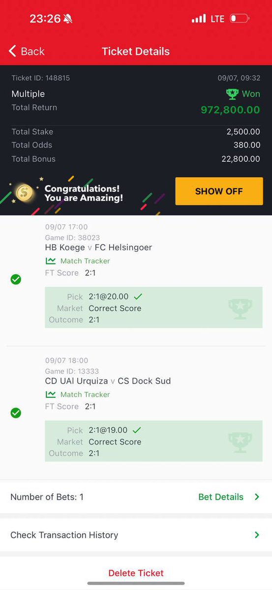 fixed24231's tweet image. Congratulation to all our subscriber we boom todays game back to back, tomorrow game will be lite than todays own with big odd and huge winning 🏆 if you’re ready to be among tomorrow winning team come to my dm via WhatsApp now and let boom 💥 congratulation