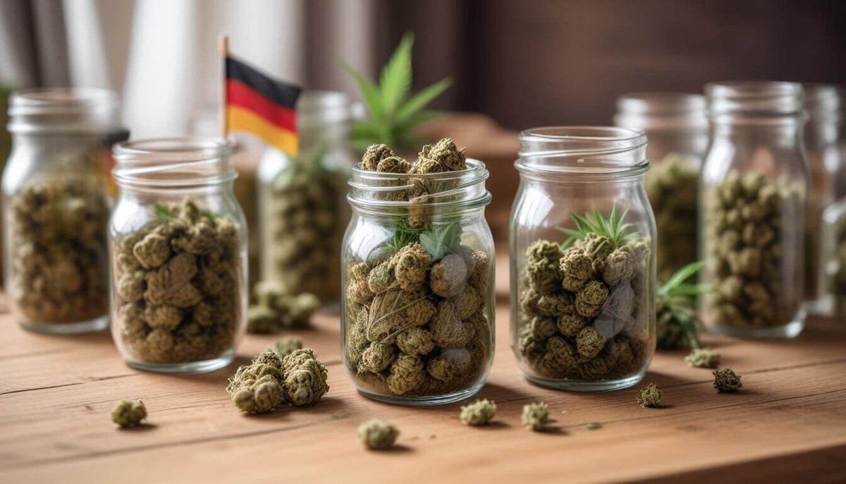 MiisterCBD's tweet photo. L'Allemagne ouvre ses premiers cannabis clubs : un premier pas vers une légalisation totale ? 🌿🧐
➡️ https://t.co/83ee4sX7Uf
#cannabis #allemagne #cannabisnews #cannabislegal #miistercbd https://t.co/EMBD3UriF7