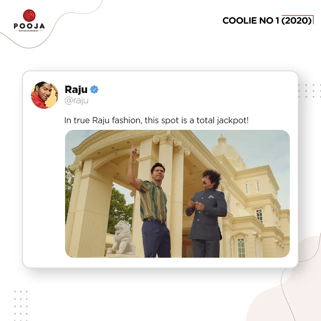 poojafilms's tweet photo. You asked for a spot and our boys understood the assignment ๐โจ
#RMadhavan #VarunDhawan #AkshayKumar #AnilKapoor #AbhishekBachchan #RehnaaHaiTerreDilMein #CoolieNo1 #MissionRaniganj #OmJaiJagadish #BellBottom #TeraJadooChalGaya #WeFoundASpot #Trending #TrendingFormat #Bollywood https://t.co/hhmppdrL9W