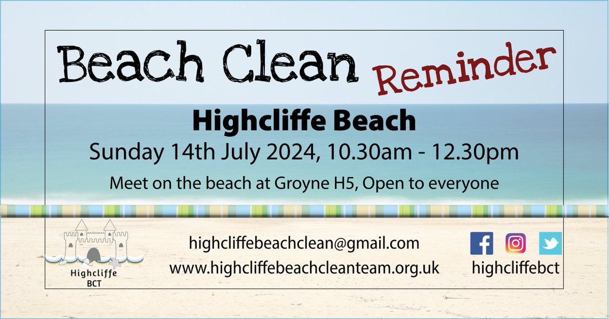 HighcliffeBeachClean tweet media