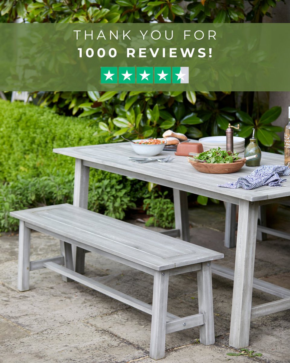 gardenesque_uk's tweet photo. Thank you for 1000 TrustPilot reviews!

It means so much to us that you would continue to share your great experiences with us and others!

Thank you! https://t.co/XJcA8U8PQ3