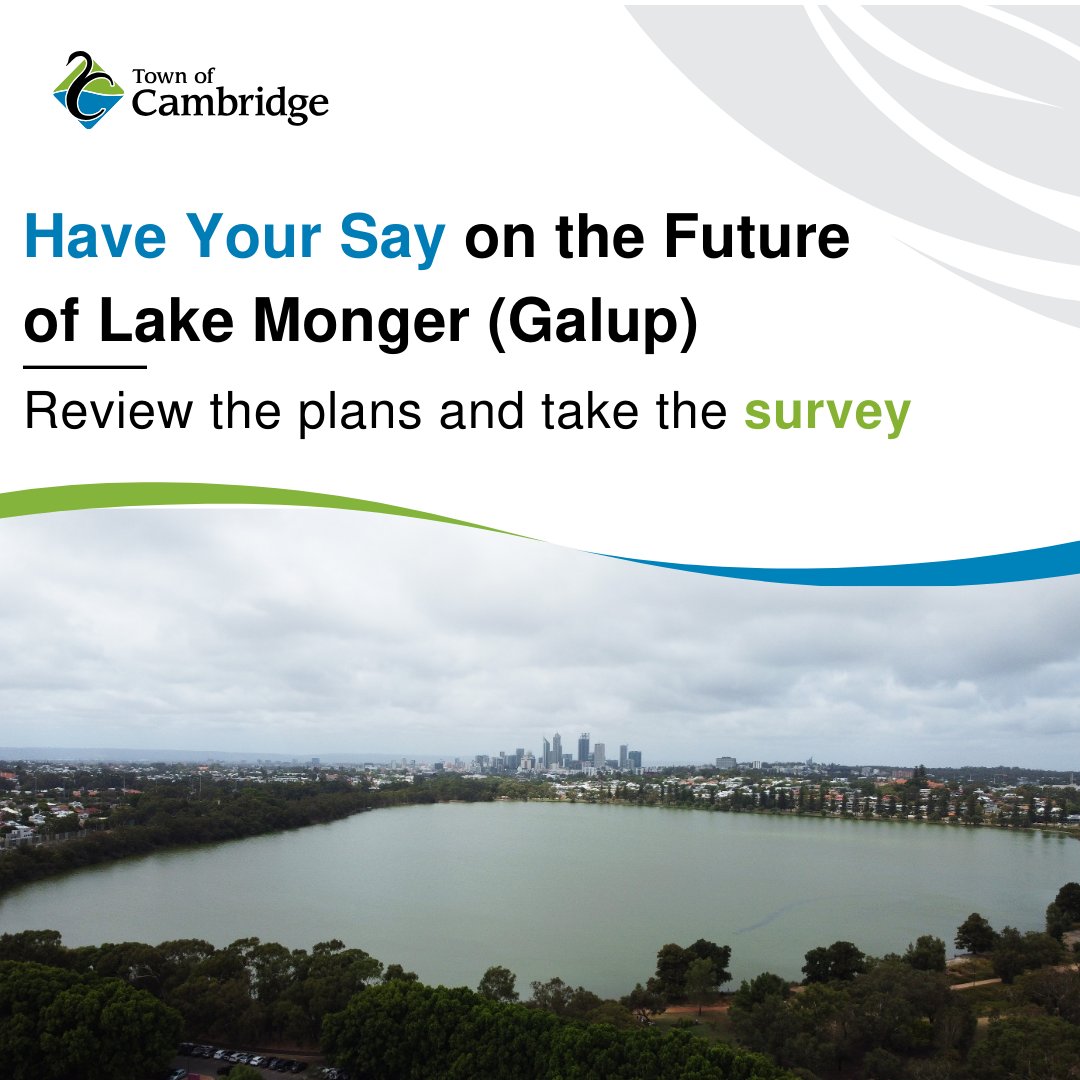 ⏳Last chance to have your say! 

Only one week left to provide your feedback on the draft Lake Monger (Galup) Management Plan 2024-2034 and draft Lake Monger (Galup) Master Plan 2024-2034.

🗣️ Review the draft documents and complete the survey here: ow.ly/P0W150SnYYb