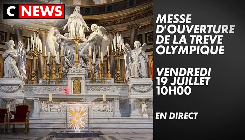 slpng_giants_fr's tweet photo. #CNews n'est pas seulement une chaîne de propagande d'extrême-droite, mais de plus en plus une chaîne religieuse.
En plus  des grandes fêtes chrétiennes, elle relaie maintenant des cérémonies qui ne sont abordées que sur les médias confessionnels (KTO ou Radio Notre Dame)
1/2 https://t.co/5VdgrWhYoe