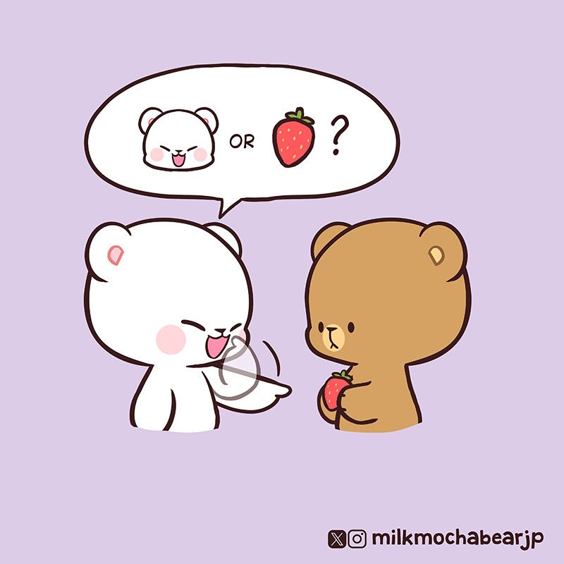 milkmochabearjp's tweet photo. 🍓or...

#milkmochabear
#milkandmocha
#ミルモカ https://t.co/VMMq90XDG1