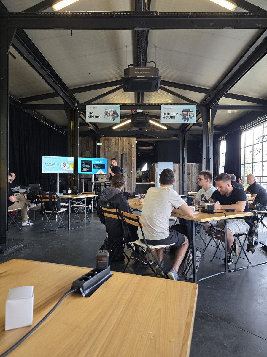 We are live on <a href="/injective/">Injective 🗽 NYC Summit - June 26th</a> Builders House! 
We are wearing <a href="/discoverinj/">Discoverinj</a> shirts. Stop by to say Hi!