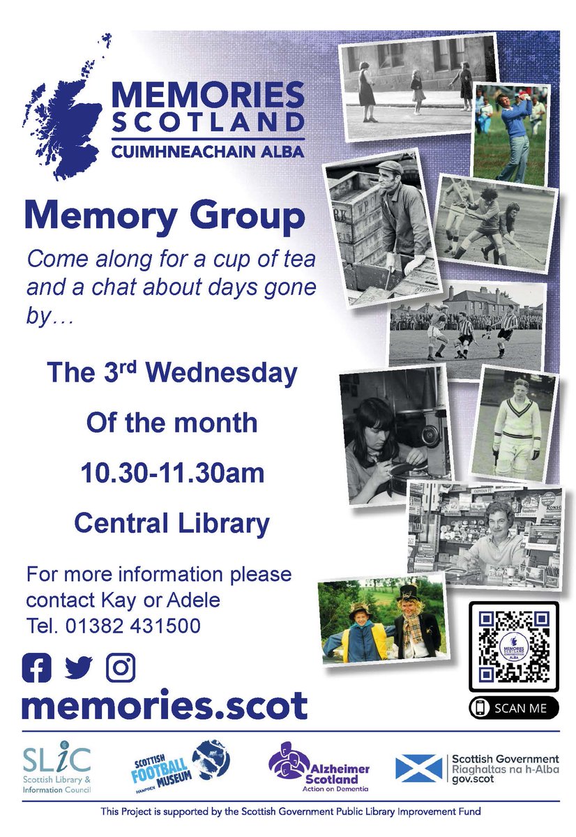 Dundee Libraries (@dundeelibraries) on Twitter photo Next Wednesday (17 July) at 10.30am is our Memories Scotland Group at Central Library.
This month's theme is All Things Timex, and we have Julie McCombie from <a href="/McManusDundee/">The McManus</a> joining us. Julie is keen hear your stories and memories of Timex. Next Wednesday (17 July) at 10.30am is our Memories Scotland Group at Central Library.
This month's theme is All Things Timex, and we have Julie McCombie from <a href="/McManusDundee/">The McManus</a> joining us. Julie is keen hear your stories and memories of Timex.