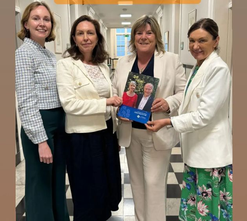 alzheimersocirl's tweet photo. Yesterday, The ASI's @lauraoph, Samantha Taylor, and @OconnorSoc12345 presented our Pre-Budget Submission on #EqualDementiaSupports - Building on Momentum in 2025 to Minister @MaryButlerTD at Leinster House. 

Thank you Minister for your continued support and understanding of the needs of people living with dementia and their families. Let’s continue this momentum into 2025 to provide vital support.

Learn more about our #Budget2025 at https://t.co/dvGIA50FzE