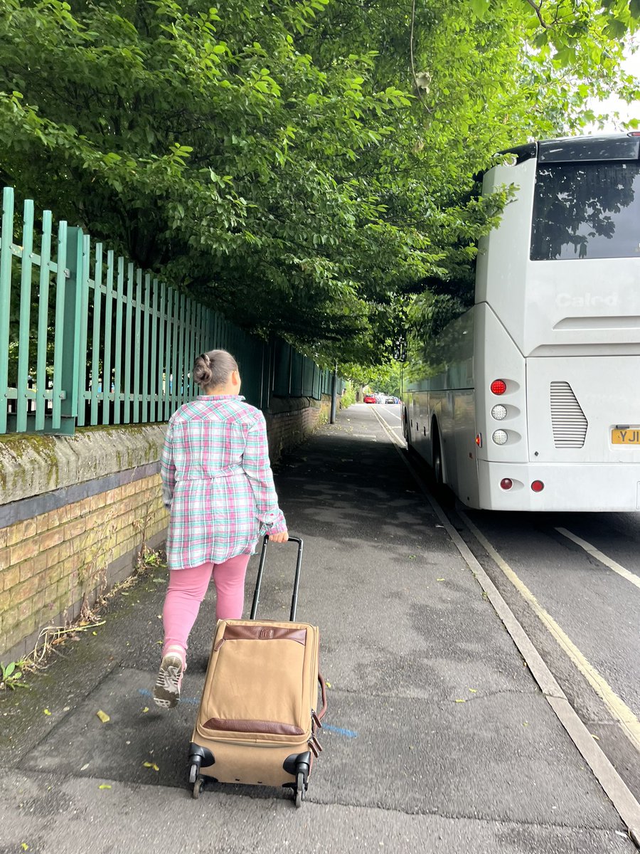 Bon Voyage! Our very excited Year 6 children have just set off for their residential 🤩