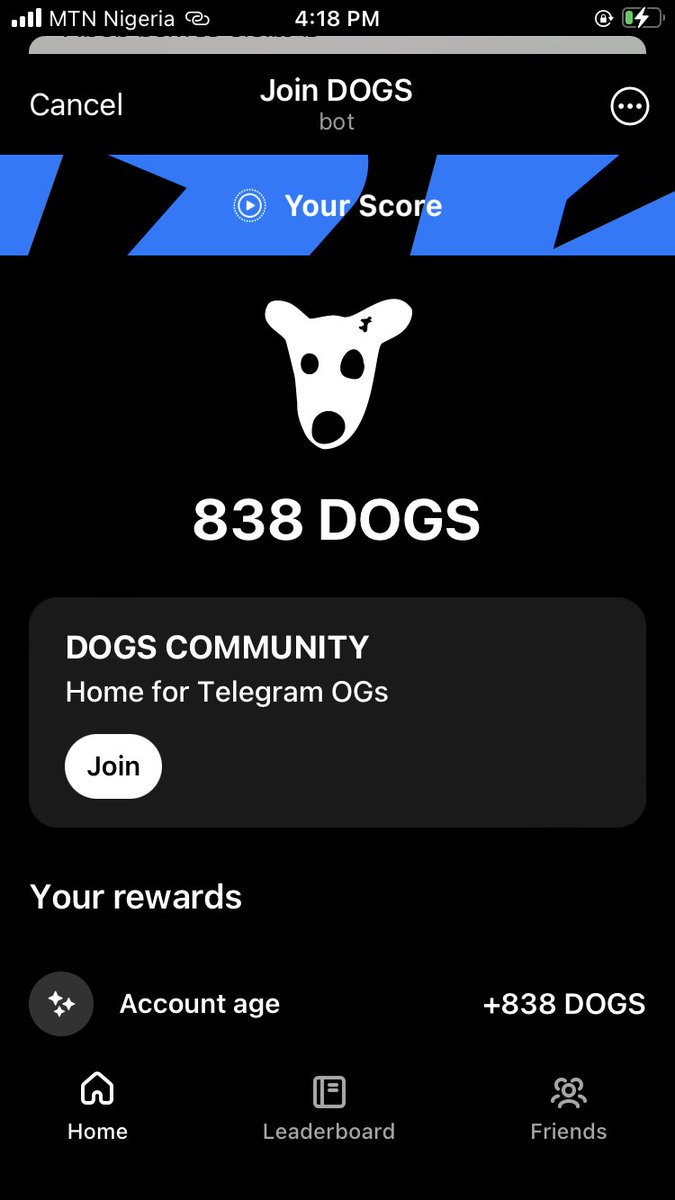 Telegram is airdrop token for the users 

Check the link 👇👇

t.me/dogshouse_bot/…