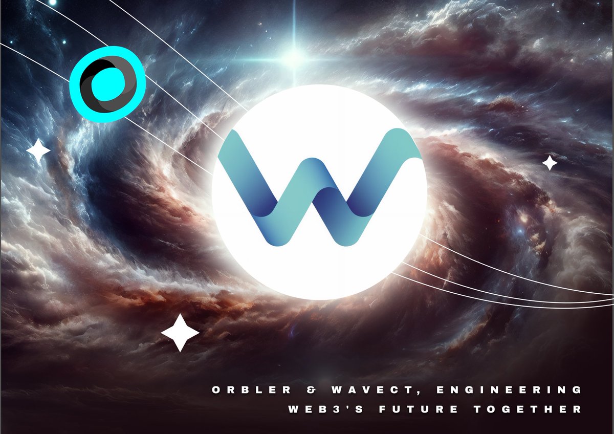 Orbler1's tweet photo. 📣 We are thrilled to announce our partnership with @wavect_eth, the Web3 Product Studio that seamlessly integrates engineering expertise with market-driven product design! Together, we'll be advancing the frontiers of #Web3 innovation. Stay updated! #Blockchain #Bitcoin #DApps https://t.co/bH63ir9C6H