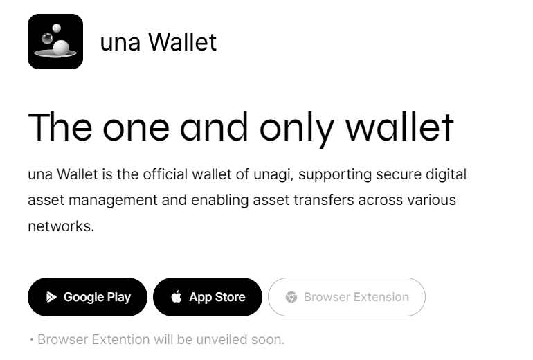 unagi_io's tweet photo. Introducing Una Wallet
your one and only wallet for secure and convenient asset management across all blockchain networks!
https://t.co/quxkj83vhQ https://t.co/fUm1OG9EUS