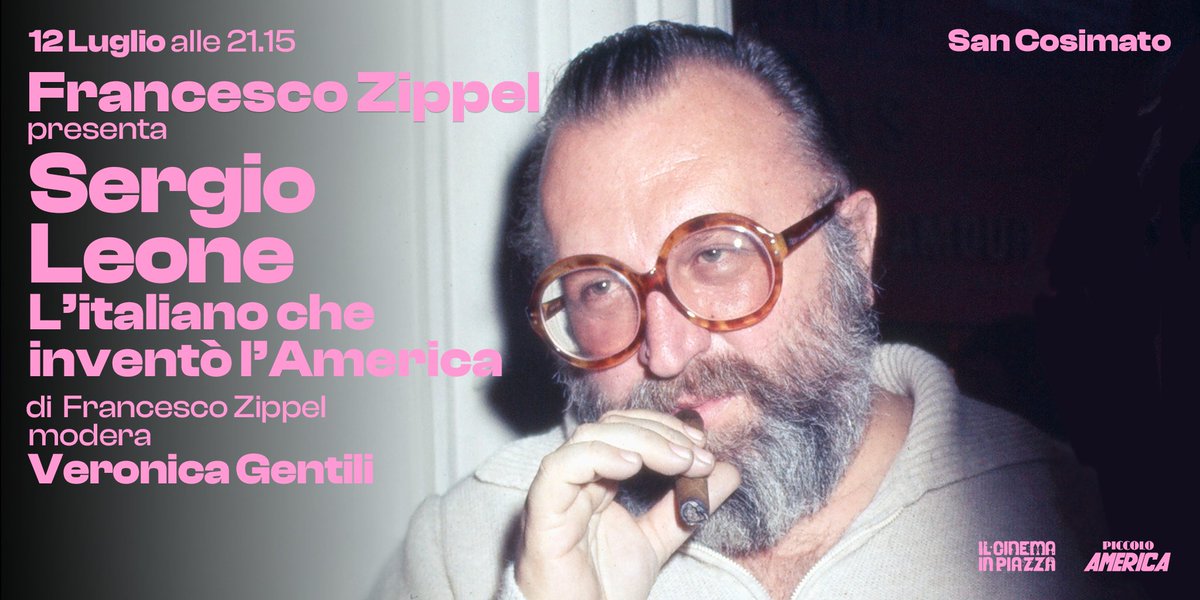 Sergio Leone - L’italiano che inventò l’America | San Cosimato | venerdì 12 luglio

Francesco Zippel, in dialogo con la giornalista Veronica Gentili, presenterà il suo documentario su Sergio Leone a #IlCinemainPiazza 

🗓️ ilcinemainpiazza.it
