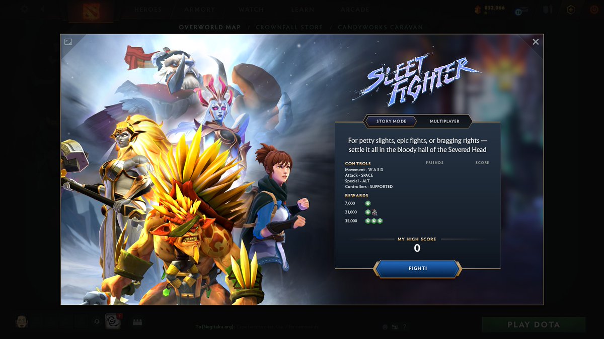 negitaku's tweet image. 『Dota 2』アップデートで格闘ゲーム「SLEET FIGHTER」実装

negitaku.org/news/n-26516