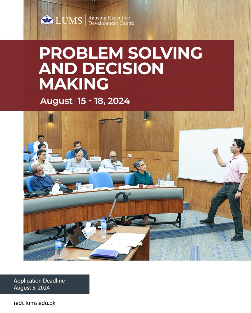 Rausing Executive Development Centre LUMS tweet media
