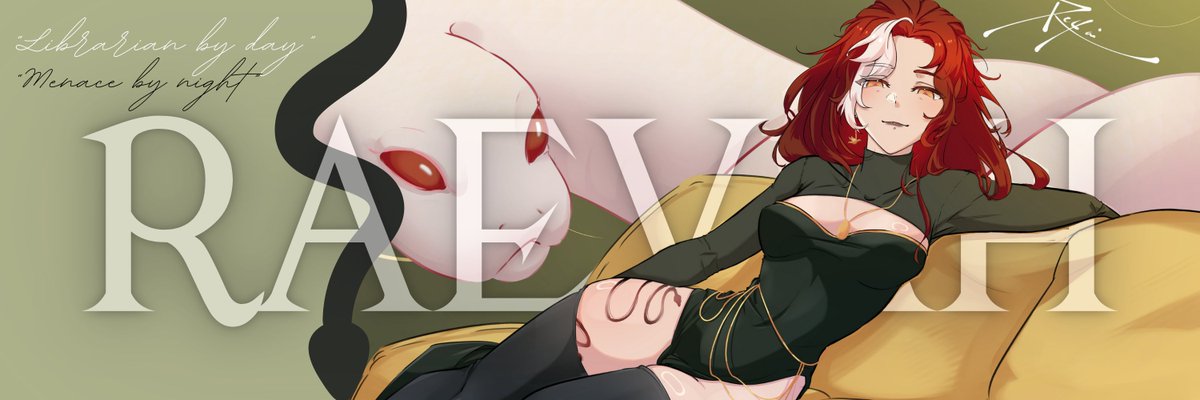 RaevahVT's tweet photo. I have a new header, thanks to the amazing and wonderful @rekaikuku !! 

🖤🖤 
thank you so much for this incredible piece of art :)

~~~~
#ENVtuber #VTubersart https://t.co/shJ7KCn99J