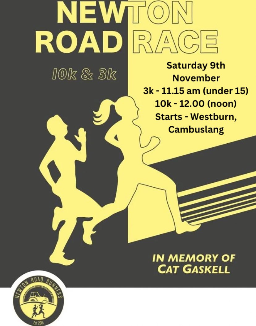 Newton_Road's tweet photo. This is your 5 day warning before the early bird discount expires on 15 July! It’s always an amazing race with an afternoon in the Newton Arms for pizza and drinks afterwards. Get involved with a local race. 
Sign up today 💛🖤💛@scotathletics @UKRunChat 

https://t.co/zT8NsB1UNV https://t.co/sjBr1Y6l29