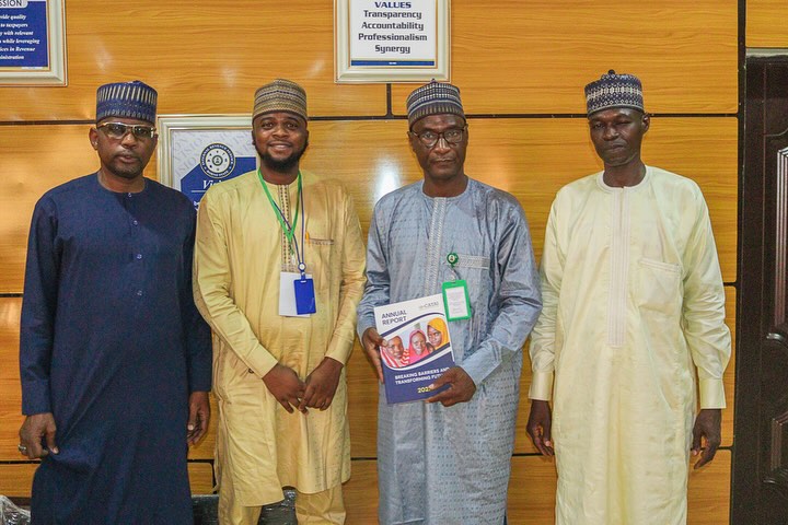 ActionAidNG's tweet image. Yesterday, our SPA II partner in Borno, @CataiCenter, met with Prof. Ibrahim Bello Alhaji of Borno State Internal Revenue Service to discuss a collaborative partnership. They shared insights on youth training in tax justice and budget tracking.  #PartnersHighlight #Youth4GreenEco