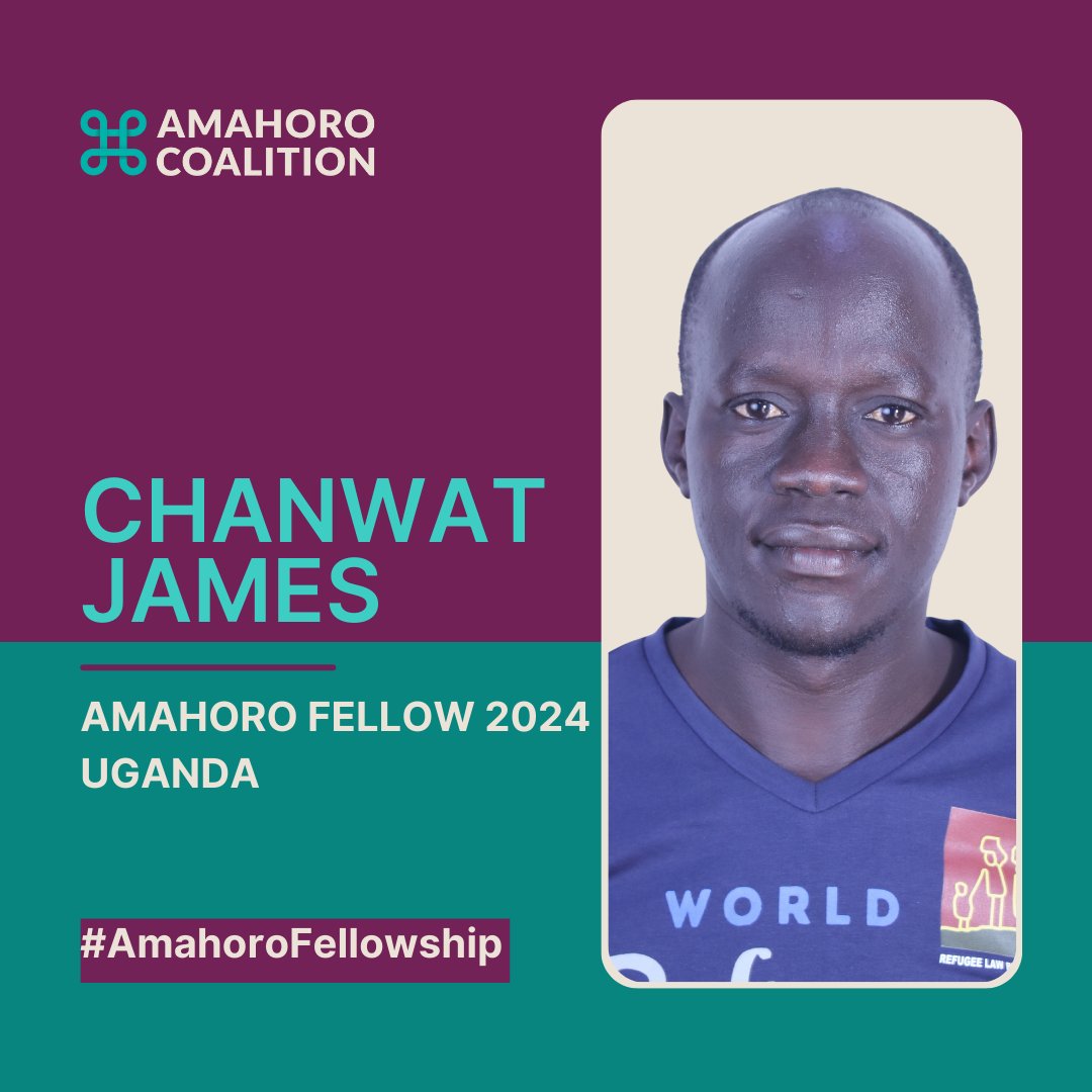 Meet Chanwat James

@chanwatjames1 is a dedicated filmmaker using documentaries for community advocacy. As team lead of Kiryandongo Video Advocates, he secured a 30,000 USD grant from Uganda’s🇺🇬Ministry of Gender’s GROW project. Welcome to #AmahoroFellowship!