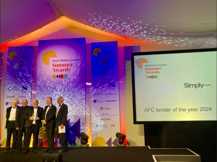 Simply Asset Finance (@simplyasset) on Twitter photo We are incredibly proud to have come away from last night's <a href="/AssetFinanceInt/">Asset Finance Connect</a> Summer Awards as winners in two of our three shortlisted categories.
🏆 AFC Lender of the Year
🏆Outstanding Achievement Award for The Simply Cup.
#AFCSummerAwards #TheSimplyCup We are incredibly proud to have come away from last night's <a href="/AssetFinanceInt/">Asset Finance Connect</a> Summer Awards as winners in two of our three shortlisted categories.
🏆 AFC Lender of the Year
🏆Outstanding Achievement Award for The Simply Cup.
#AFCSummerAwards #TheSimplyCup