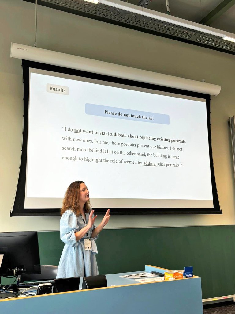 Thrilled to have presented my paper on symbolic representation and walking interviews at the ECPG. Grateful for the opportunity to share my research with so many inspiring people. Special thanks to my discussant @sonia_palmieri and chair <a href="/merelfieremans/">merelfieremans</a>! #ECPG2024 #academics